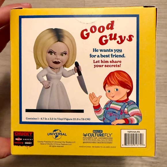 Culture Fly Childs Play Good Guys Tiffany Vinyl 4 1/2" Figure MIB OG Owner🔪🖤☠️ - Picture 5 of 6